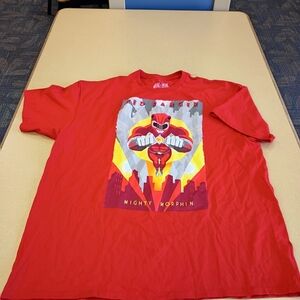 Power Ranger Mighty Morphin Red Tee XXL